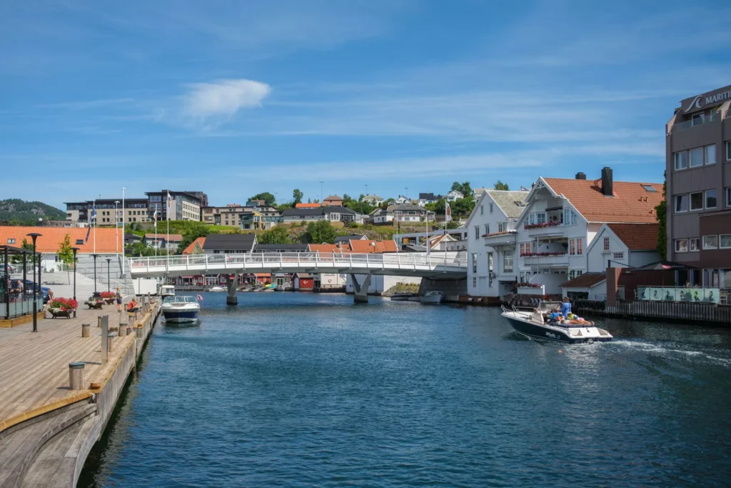 Flekkefjord harbour