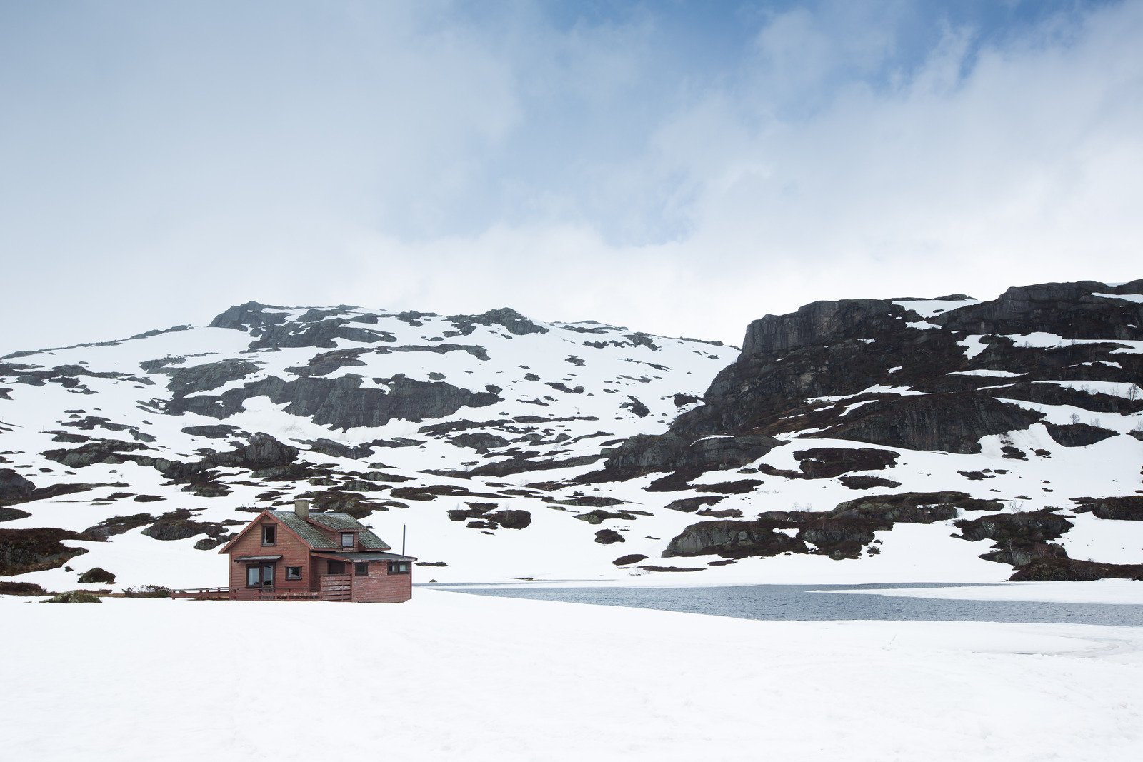 Norway landscape at lysevegen sirdal